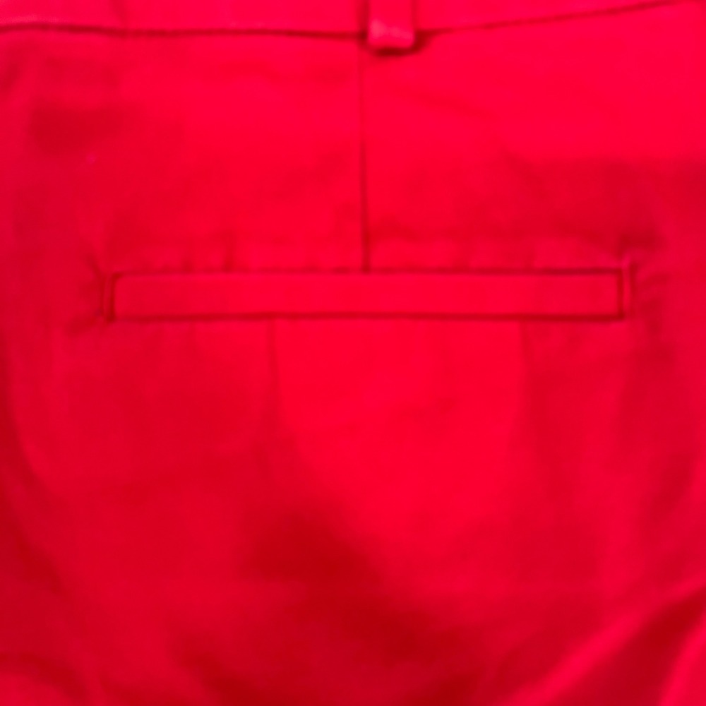 Talbots Woman Shorts Womens 20W Red Good Cotton Blend Chino - Picture 5 of 11